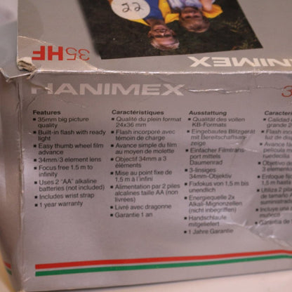 Retro Hanimex 35Hf Film Camera - 35Mm J'M Mc Donald'S In Box