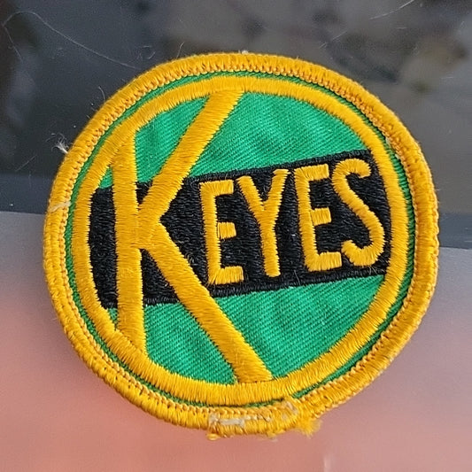 K Eyes Soulder Patch Vintage Keyes Yellow Green