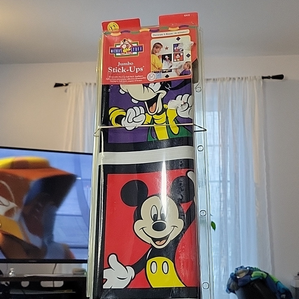 Mickey’S Stuff For Kids Jumbo Stick-Ups Removable Minnie Goofy Donald Duckdisney