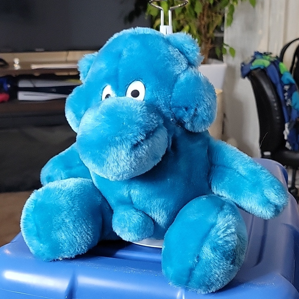 Kodak Kolorkins Fantasy Creature Kwikki 9" Vintage Plush Blue Kolorkin