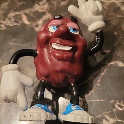 Vintage California Raisins Pointing Up Finger 3” Pvc Figure Toy Applause 1987