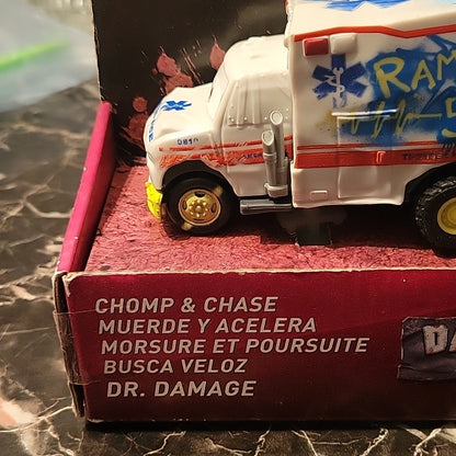 Mattel Disney Pixar Cars 3 Demo Derby Chomp & Chase Dr. Damage Nib