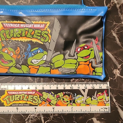 School Pencil Case Tmnt Teenage Mutant Ninja Turtles Mirage Studios 1989 Eraser