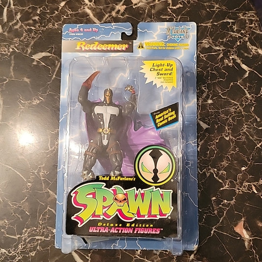 Spawn Redeemer Action Figure 1995 Mcfarlane Toys New On Card Toy Deluxe Editio