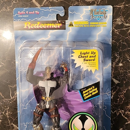 Spawn Redeemer Action Figure 1995 Mcfarlane Toys New On Card Toy Deluxe Editio