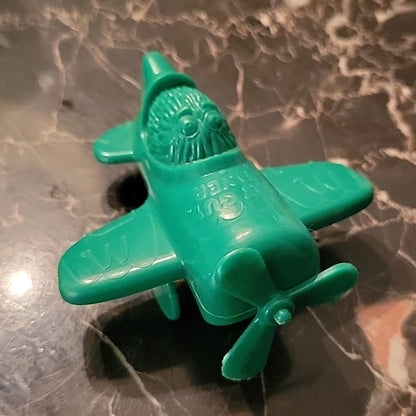 Fry Guy Flyer - Vintage 1986 Mcdonalds Happy Meal Toy Rare Green Figure