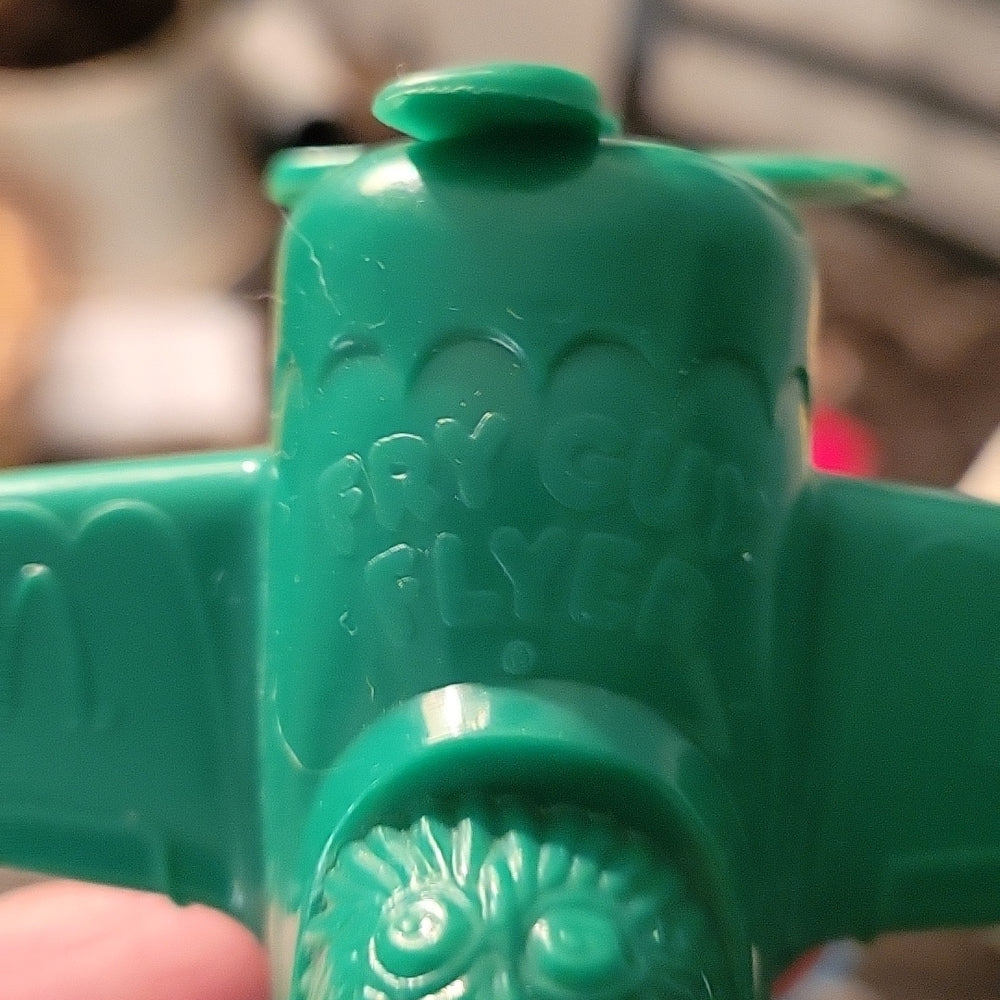 Fry Guy Flyer - Vintage 1986 Mcdonalds Happy Meal Toy Rare Green Figure