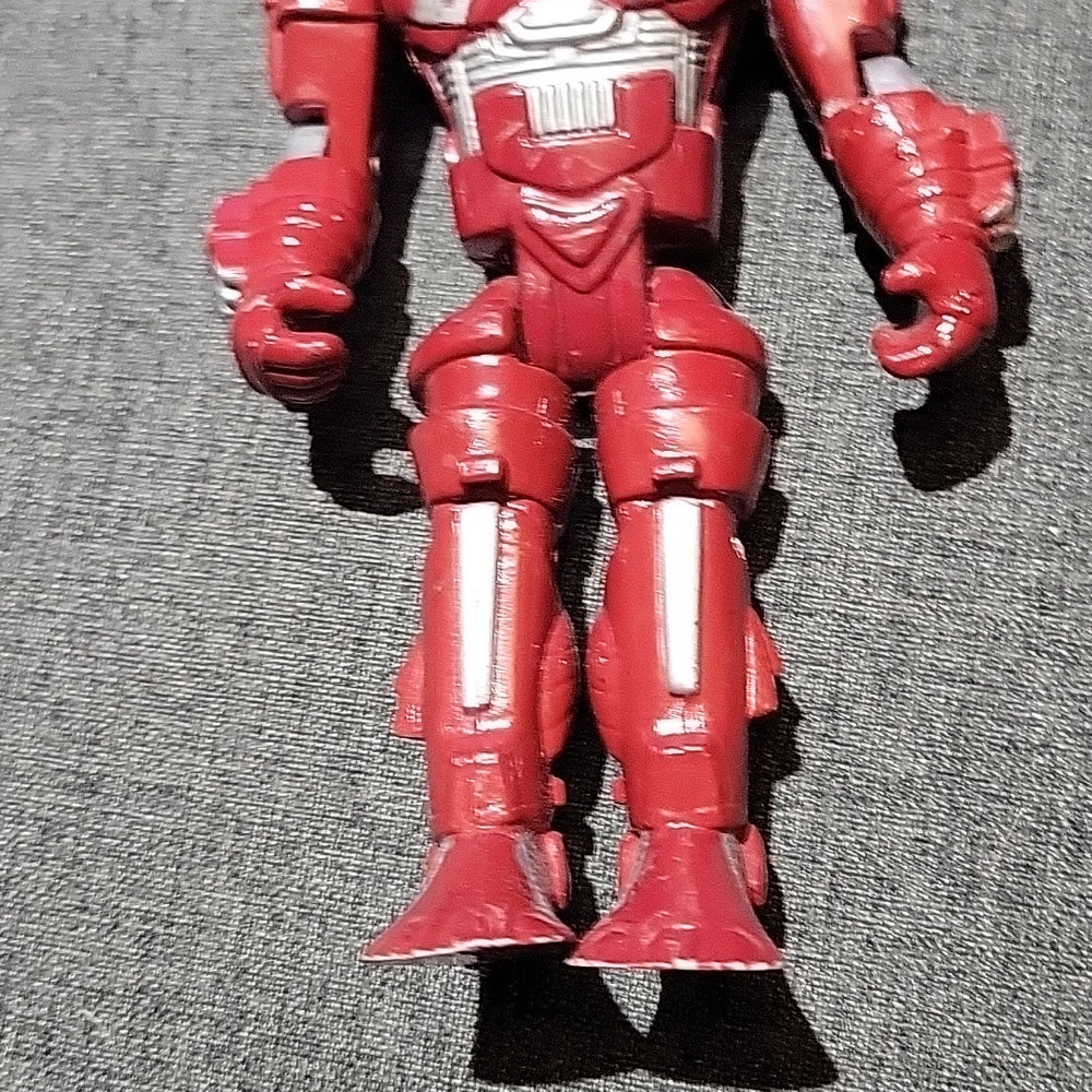 K-Vintage Astronaut Space Cyborg Action Figure Bootleg Red Spaceman Motu Rare -0