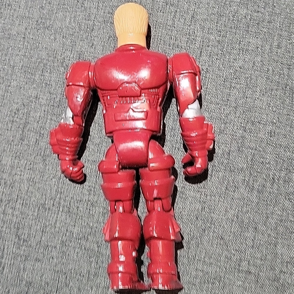 K-Vintage Astronaut Space Cyborg Action Figure Bootleg Red Spaceman Motu Rare -0