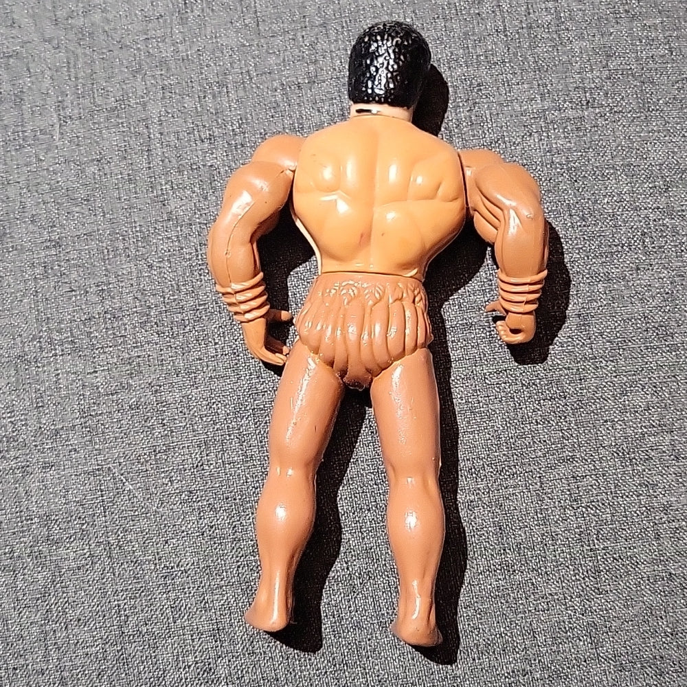 Vintage Motu Wrestler Bootleg He-Man Galaxy Warrior Extra Tan Figure Toy 80'S