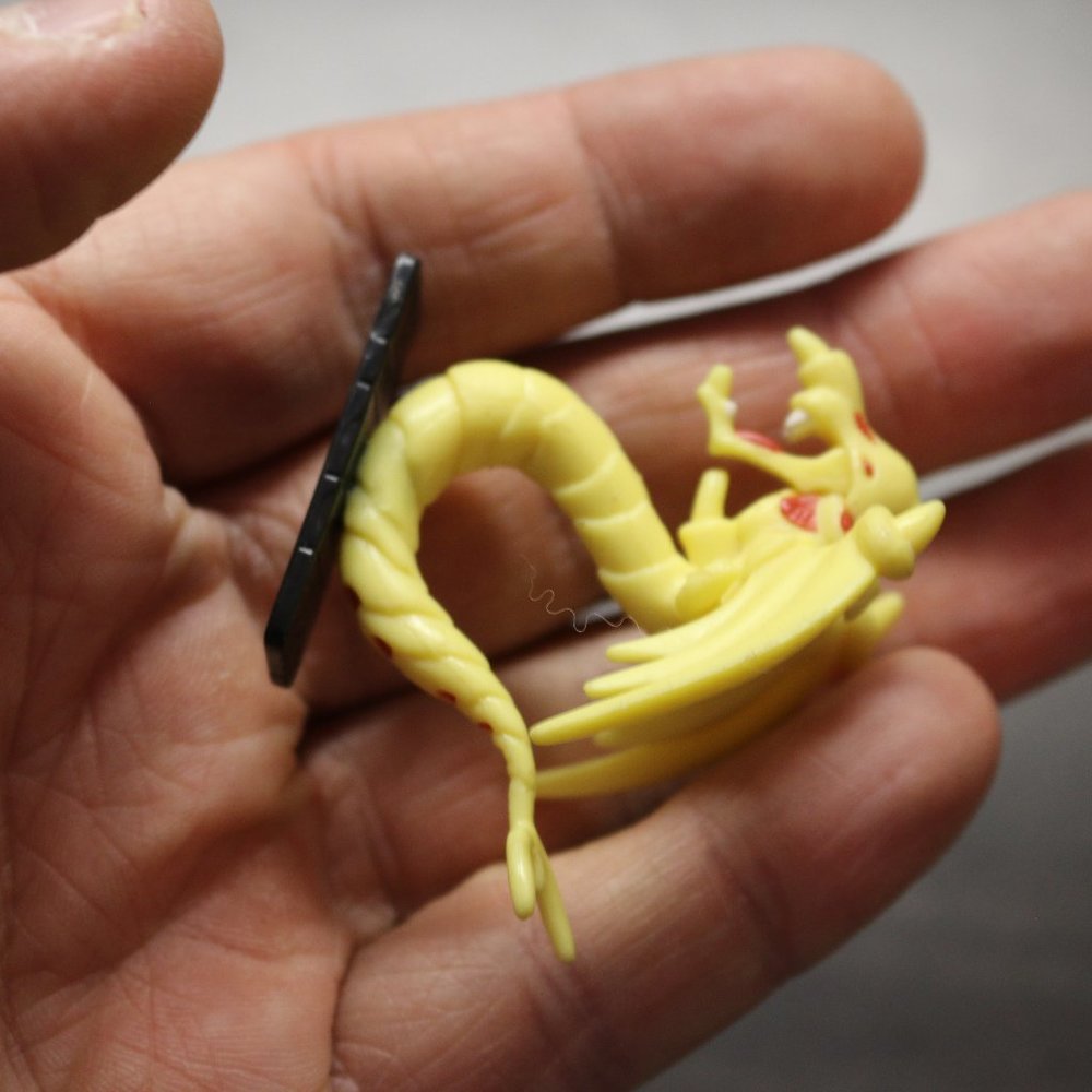 Yugioh 1.5" Tall Pvc Mini Figure - Curse Of Dragon - Mattel / Takahashi