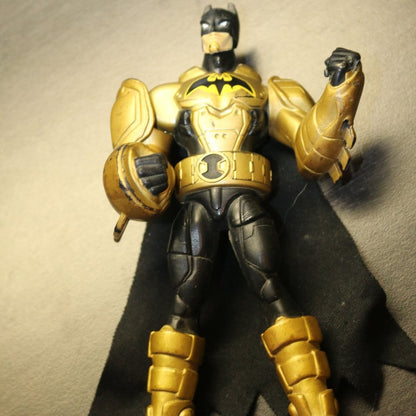 Mattel Batman Power Attack Turbo Punch Action Figure Gold Batman