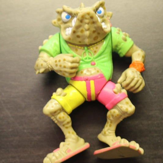 1990 Playmates Tmnt Napoleon Bonafrog Vintage Action Figure Loose Bona Frog