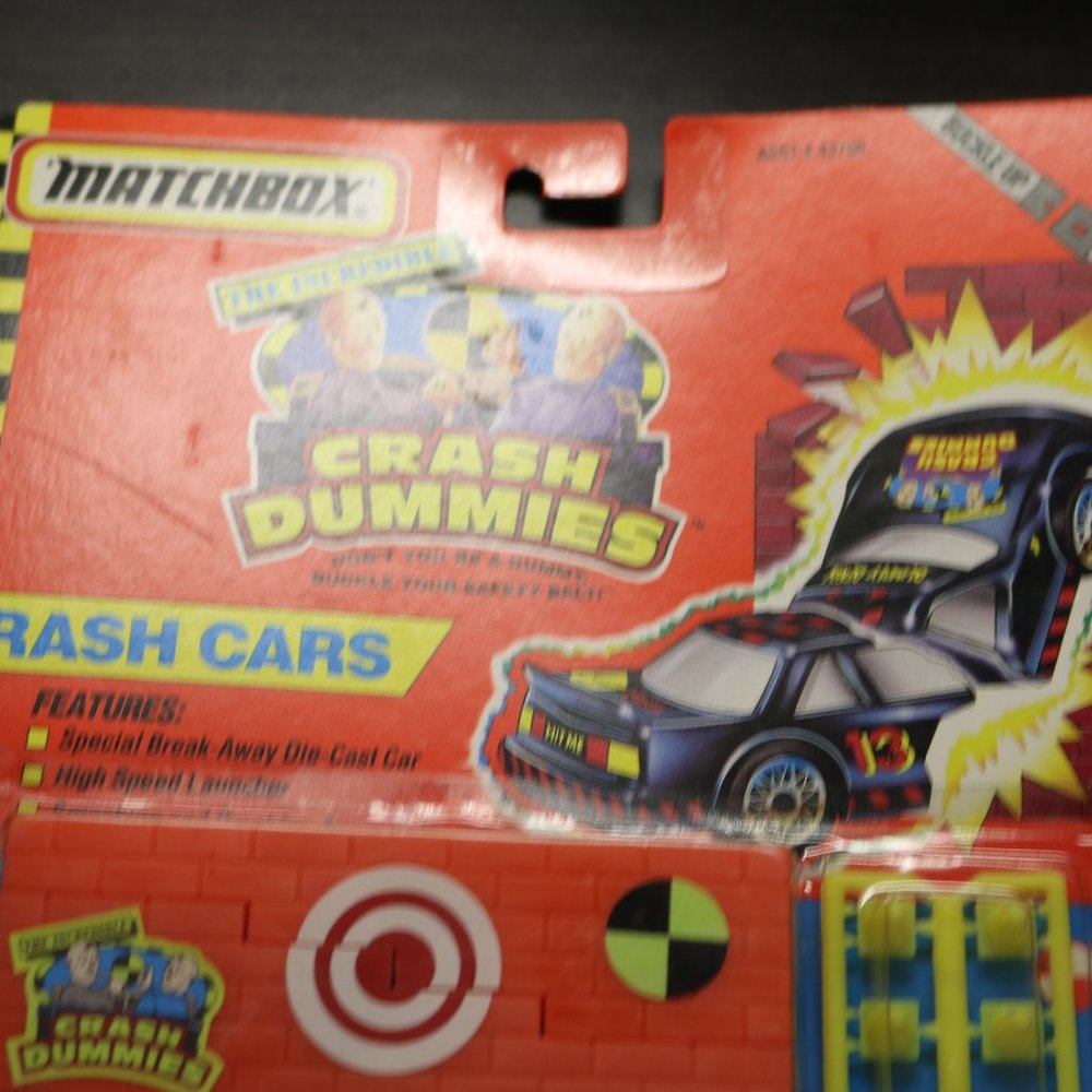 Matchbox Crash Dummies ~ Black Special Breakaway Die Castcar ~ 1992 #43700