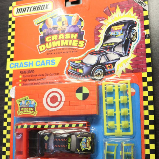Matchbox Crash Dummies ~ Black Special Breakaway Die Castcar ~ 1992 #43700
