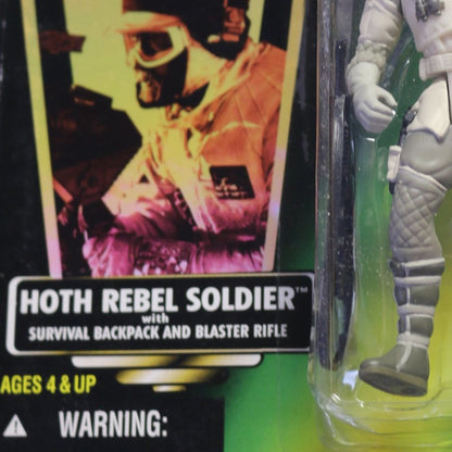 3X Star Wars The Power Of The Force Action Figure Hoth Rebel Soldier 1996 Sealed