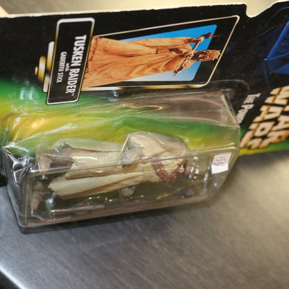 Carded Kenner Star Wars The Power Of The Force Tusken Raider Action Figure 3.75