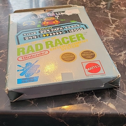 Box Only!! Rad Racer (Nintendo Entertainment System, 1989)