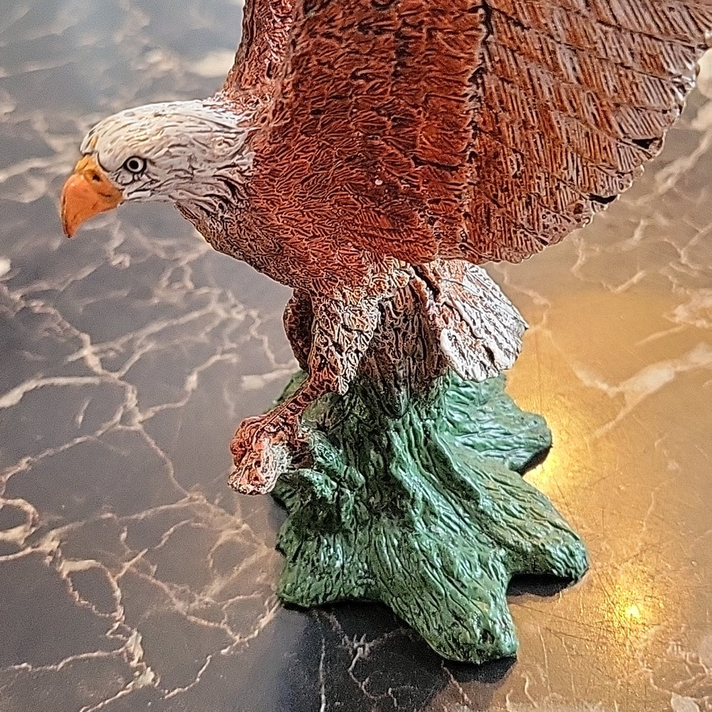 Aaa Bald Eagle Model Toy Bird Figurine Replica Plastic Pvc 7Inch