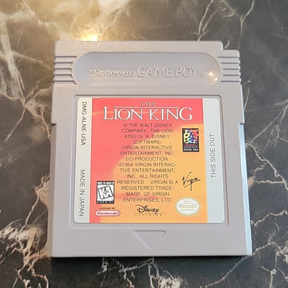 Lion King (Nintendo Gameboy Gb) Cart Only Great Shape Game Boy