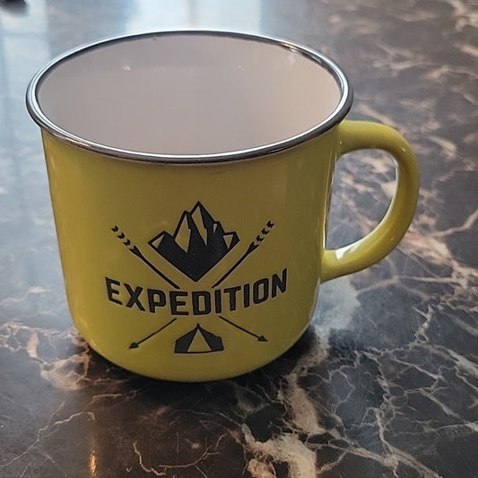 Mug Expedition N-O-S-T Compas Yellow Rare