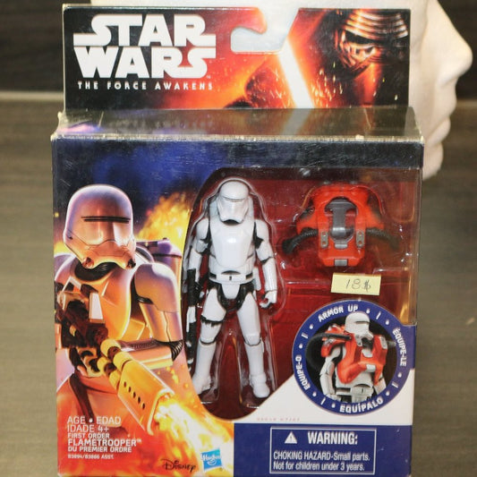 Star Wars The Force Awakens Armor Up "First Order Flametrooper" Figure Tfa1