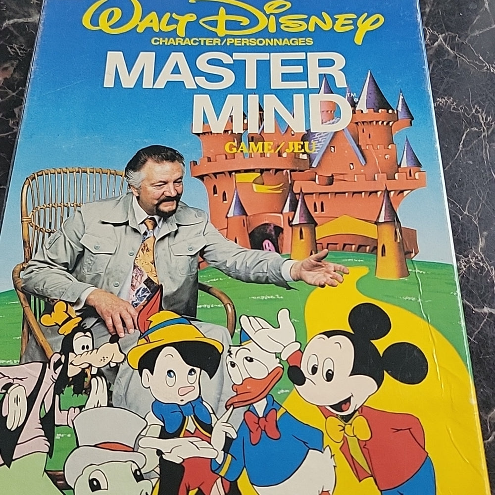 Vintage 1978 Walt Disney Mastermind Board Game 100% Complete Excellent On Tray