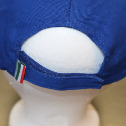 Italia Italy Flag Emblem Gold Stars Blue Baseball Cap Hat