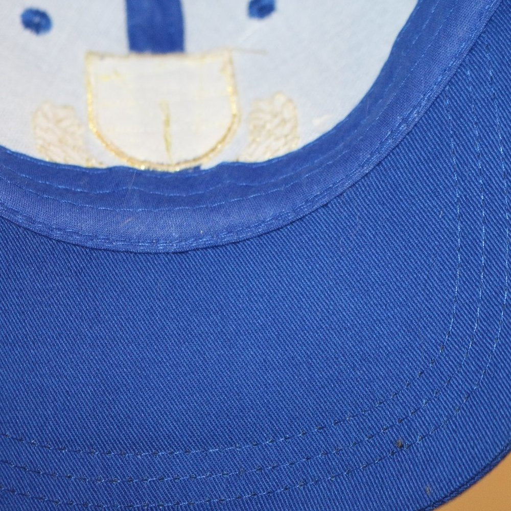 Italia Italy Flag Emblem Gold Stars Blue Baseball Cap Hat