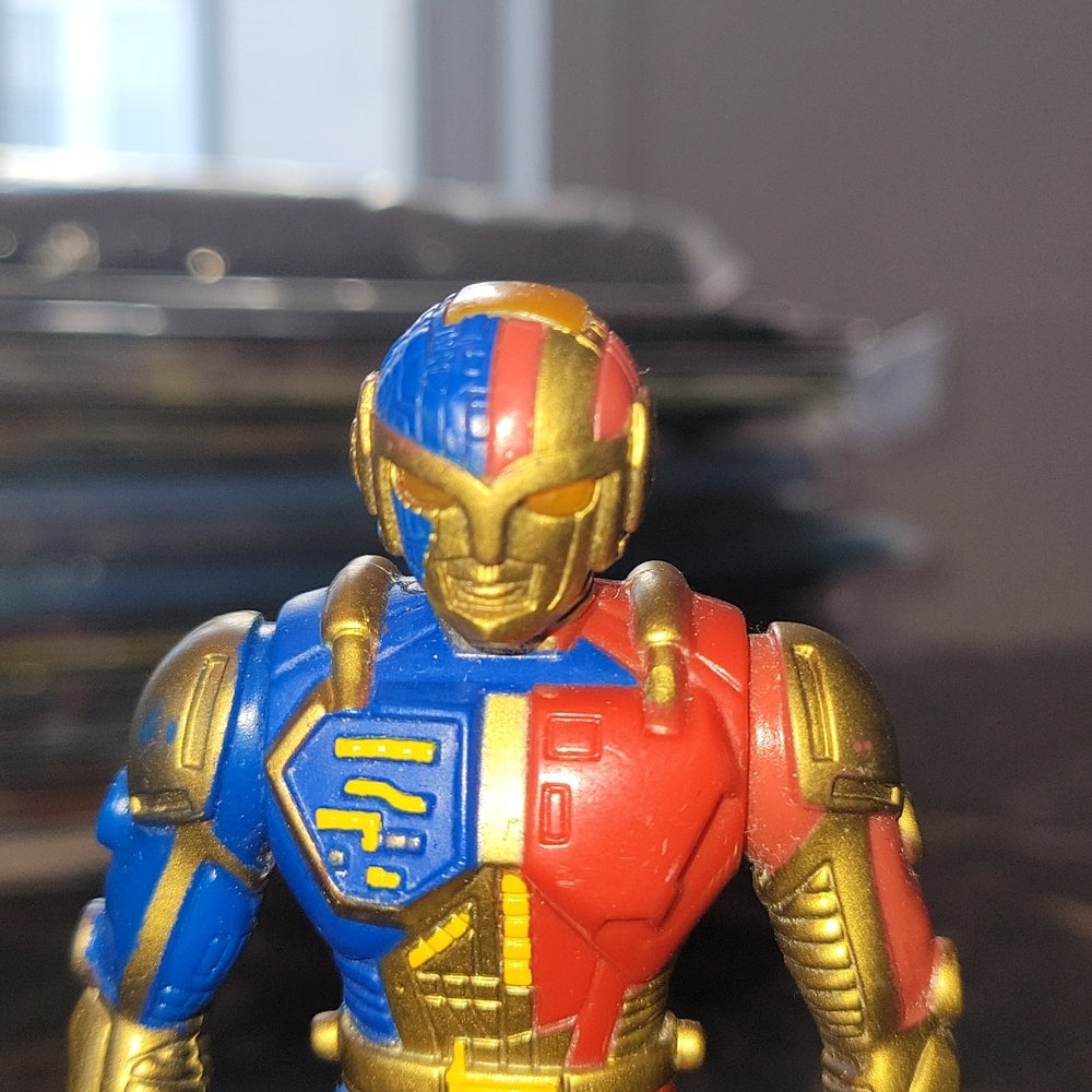 Bandai Vr Trooper 1995 Saban Ryan Steele Action Figure Light-Piping Gold Variant