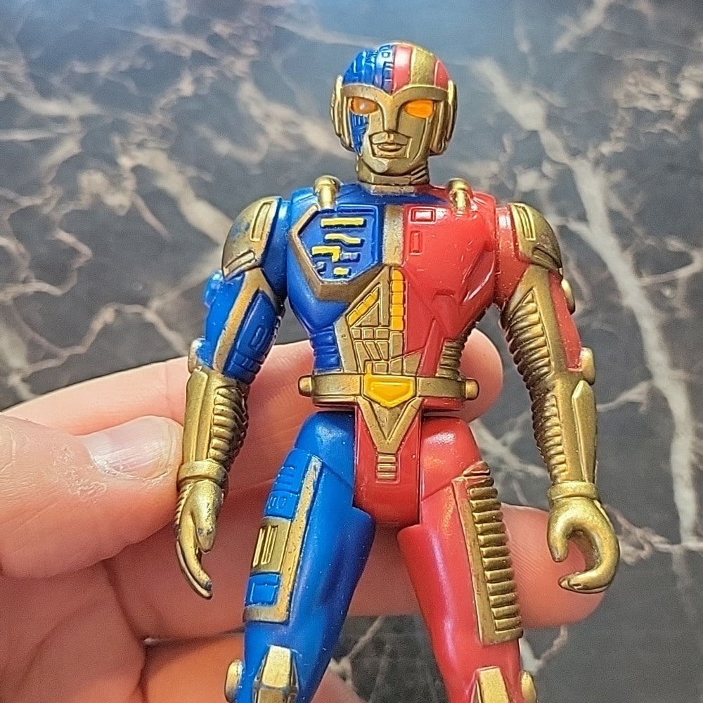 Bandai Vr Trooper 1995 Saban Ryan Steele Action Figure Light-Piping Gold Variant