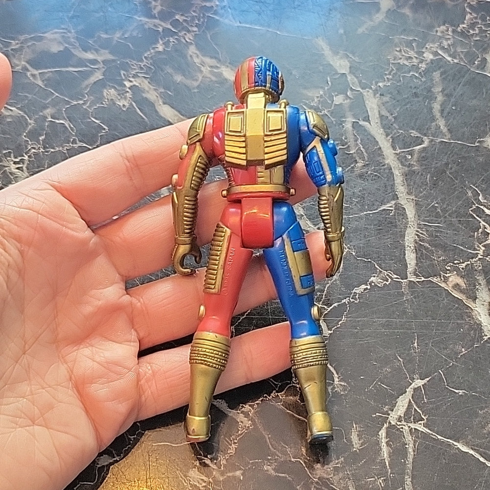 Bandai Vr Trooper 1995 Saban Ryan Steele Action Figure Light-Piping Gold Variant