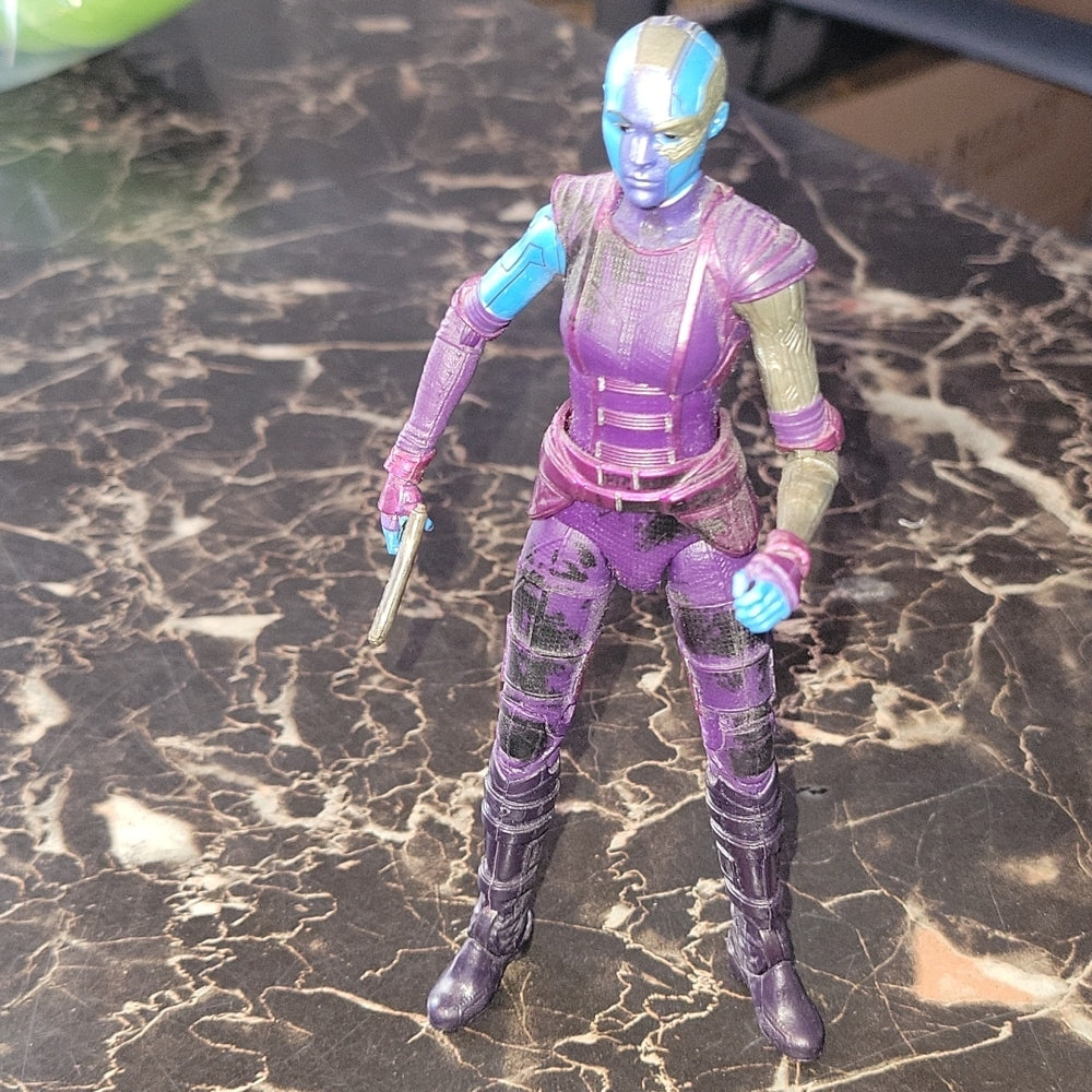 Marvel Legends Loose Nebula Figure Mcu Guardians Of The Galaxy Volume 2 W Gun