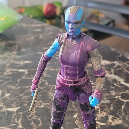 Marvel Legends Loose Nebula Figure Mcu Guardians Of The Galaxy Volume 2 W Gun