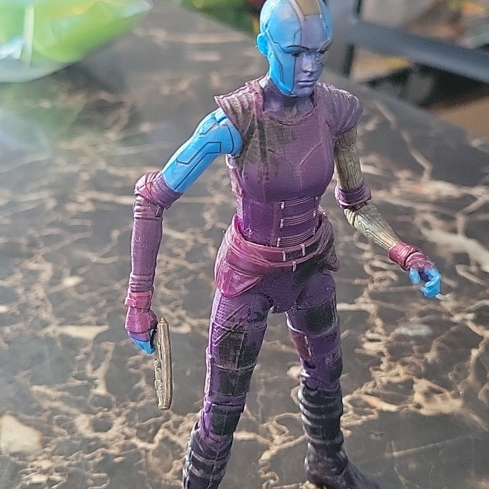 Marvel Legends Loose Nebula Figure Mcu Guardians Of The Galaxy Volume 2 W Gun