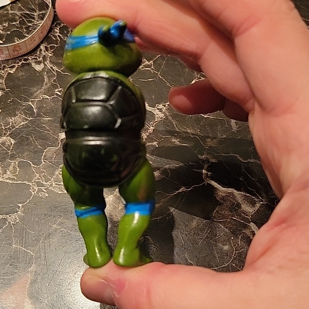 Teenage Mutant Ninja Turtles Leonardo Clip Scaler Vtg 3.5" Figure Tmnt Vintage 2