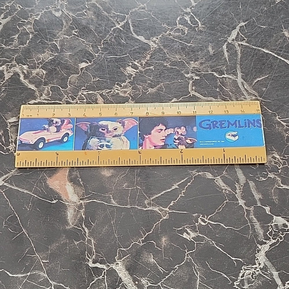 Gremlins Movie 1984 Warner Bros Ruler Toy