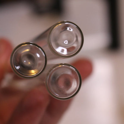 3X Glass Culture Tube With Autoclave Screw Cap