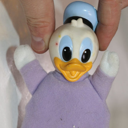 Mattel Donald Duck Plush Doll Muppet Figure Face 1991