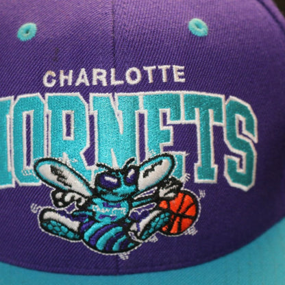 Charlotte Hornets Baseball Cap Hat Snapback Mitchell & Ness Hardwood Classics