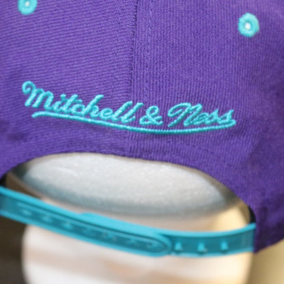 Charlotte Hornets Baseball Cap Hat Snapback Mitchell & Ness Hardwood Classics