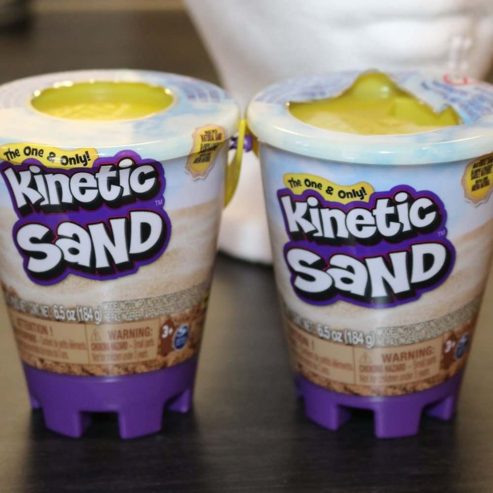 Kinetic Sand Purple 6.5Oz Bucket - Brand New Unopened