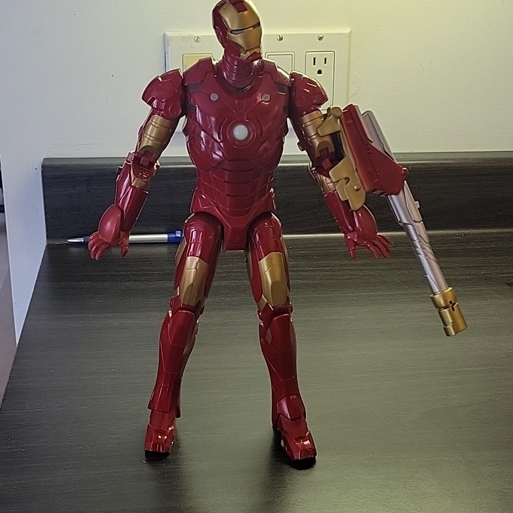 Iron Man 12Inch  Action Figure Toy Sound 2007 Mark Marvel Super Heros