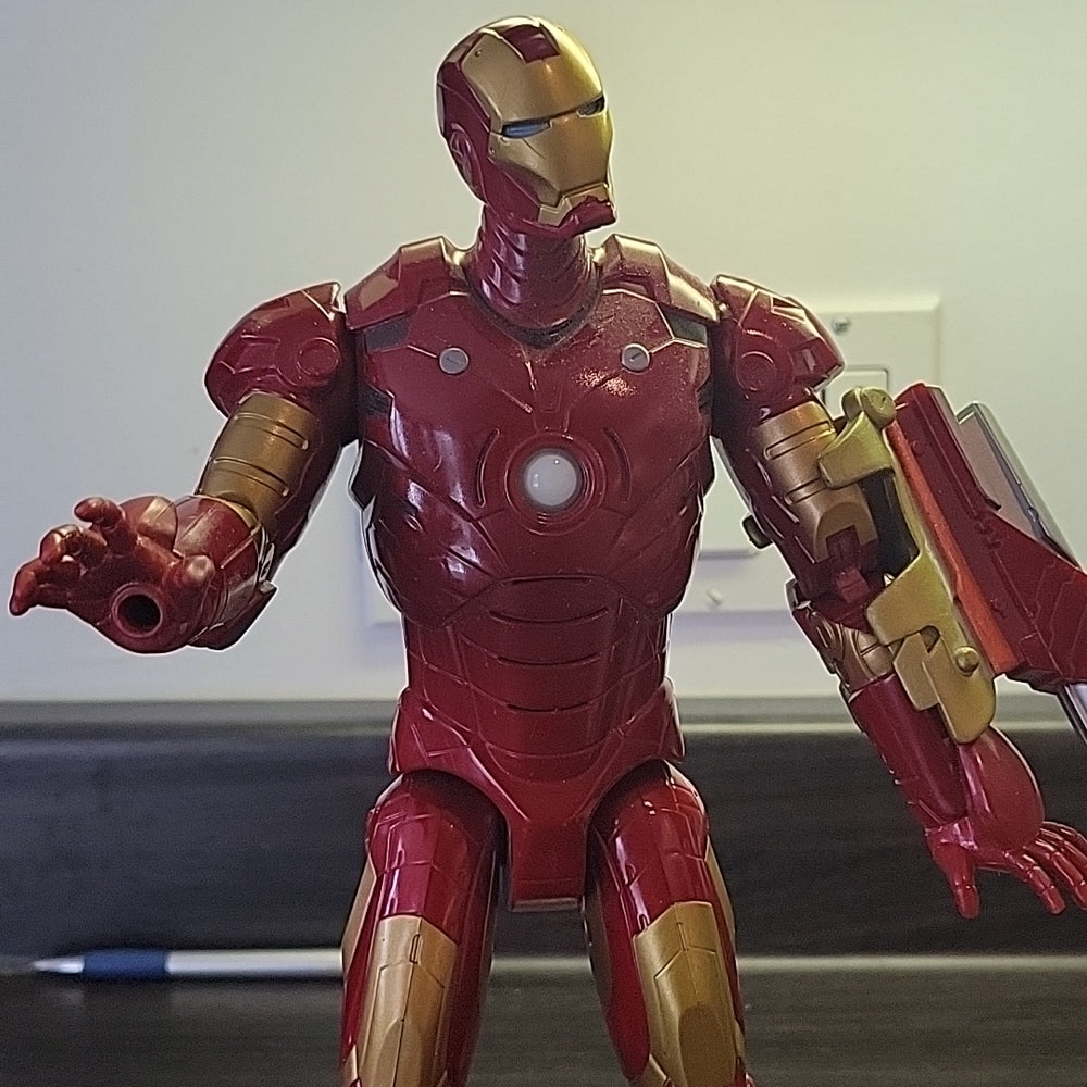 Iron Man 12Inch  Action Figure Toy Sound 2007 Mark Marvel Super Heros