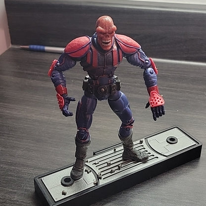 Marvel Legends 6" Inch Toybiz Face Off Red Skull Loose And Base