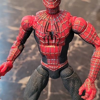 Marvel Legends 2004 Spiderman 2 Toy Biz Super Poseable Figure 46 Points Magnets