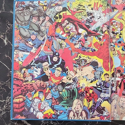 Vintage 1996 Marvel Universe Marvel Comics Book By Peter Sanderson Hardback