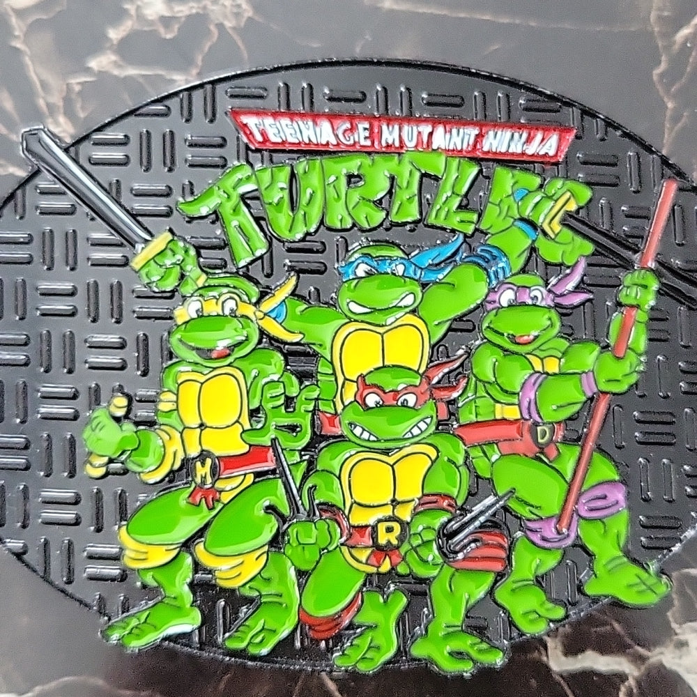 Tmnt Metal Fashion Belt Buckle Teenage Mutant Ninjas Turtle