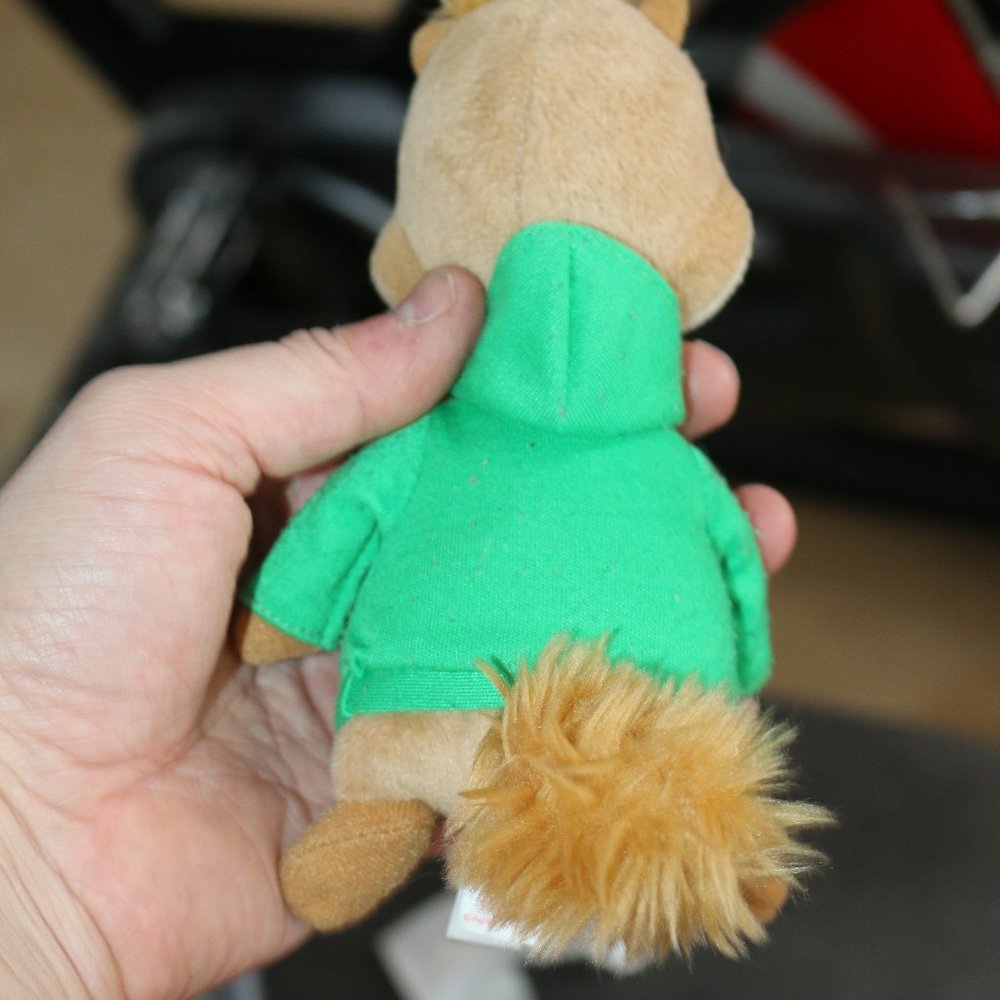 Ty Beanie Baby Theodore Chipmunk Alvin Chipmunks 6” Plush Green Shirt –  Omniphustoys