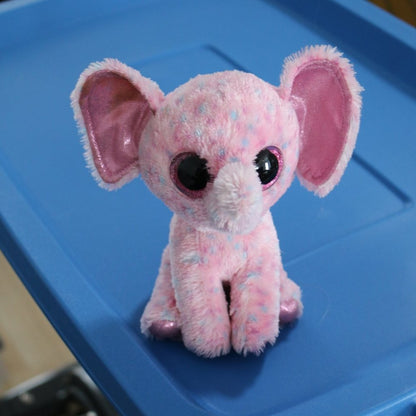 Ty Beanie Boos Ellie The Pink Elephant Plush 6" Stuffed Toy